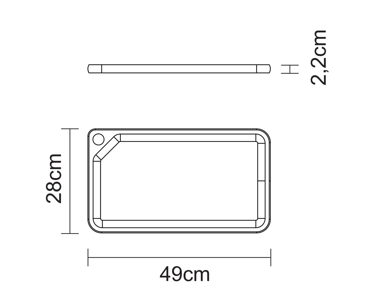 Tramontina Large Chopping Board