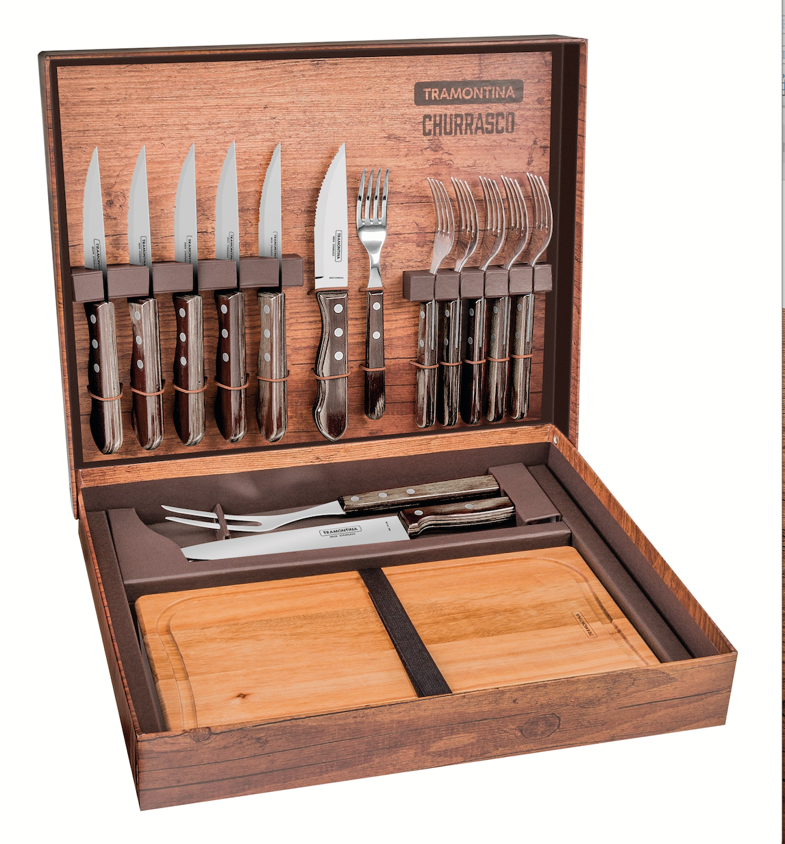 Tramontina Churrasco 15 pc cutlery and carving set